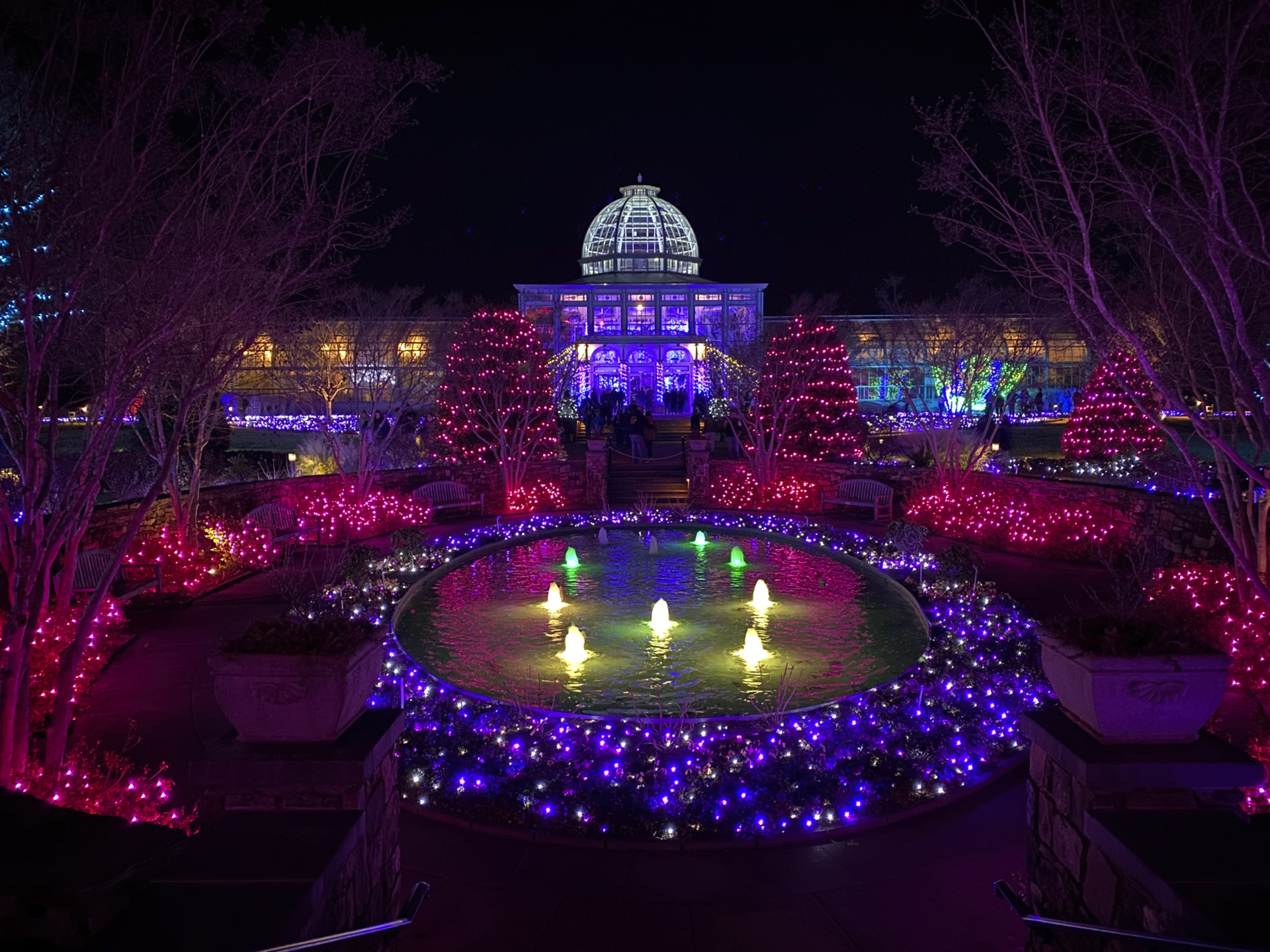 GardenFest of Lights at Lewis Ginter Botanical Garden
